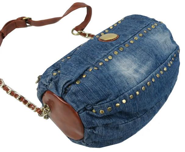 Сумка джинсовая Fashion jeans bag Синий (sposupe257_Jeans8052) - фото 2