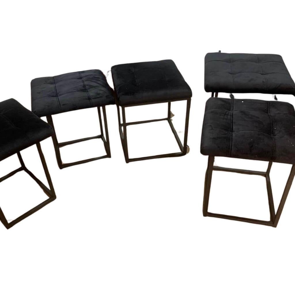 Пуф-трансформер Квадро Куб 5в1 47х47х44 см Чорний (12488835) - фото 3 Пуф-трансформер Квадро Куб 5в1 47х47х44 см Чорний (12488835) - фото 3