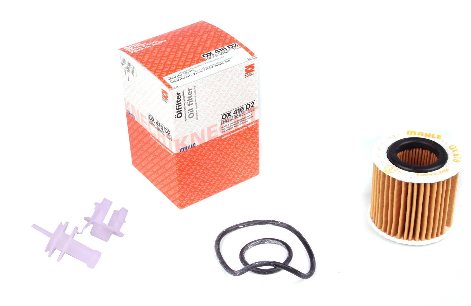 Фильтр масляный KNECHT для Toyota Yaris 1,3 08- (OX 416D2)