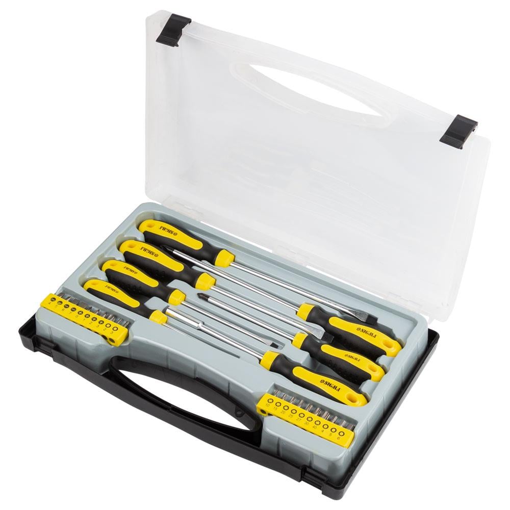 Набір викруток з бітами SIGMA CrV 27 шт. (4001061) Набір викруток з бітами SIGMA CrV 27 шт. (4001061)