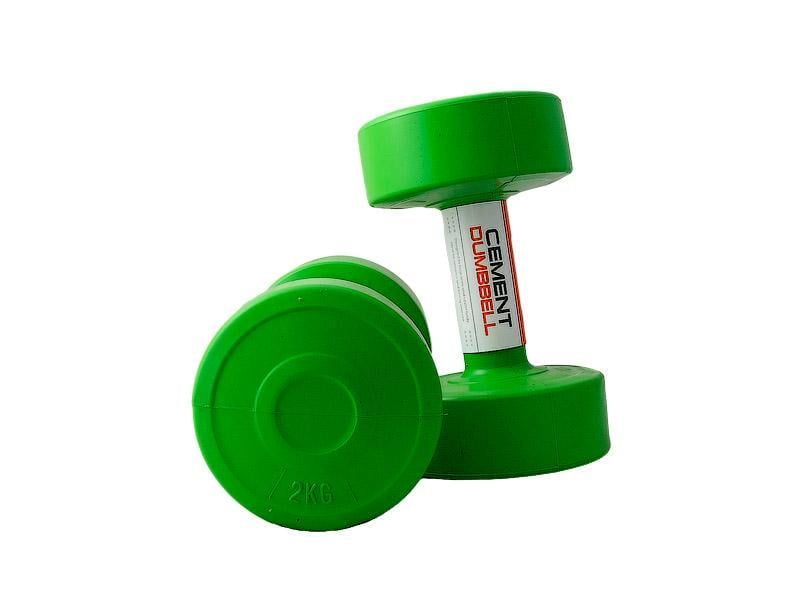 Гантели пластиковые пары LiveUp CEMENT DUMBELL (2-6-7696)