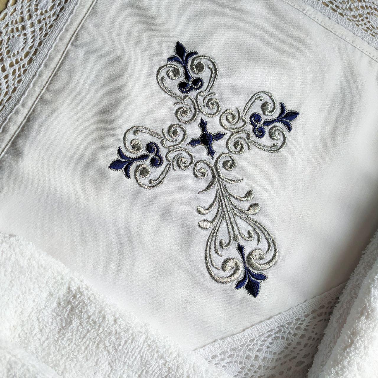 Набор для крещения именной Светлая любовь махровая крыжма/мешочек для локона/мешочек для хранения (2176096362) - фото 7 Набор для крещения именной Светлая любовь махровая крыжма/мешочек для локона/мешочек для хранения (2176096362) - фото 7