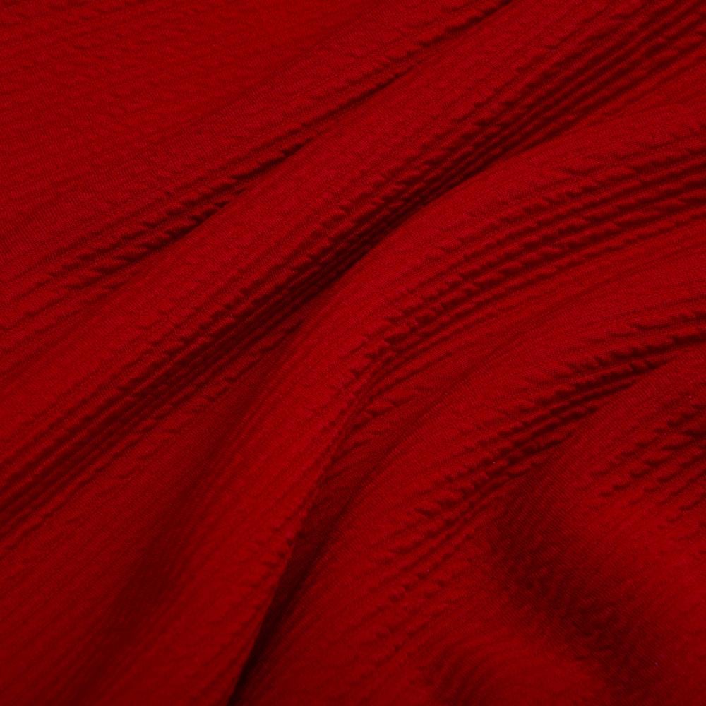 Ткань трикотаж жаккард Арнела червоний