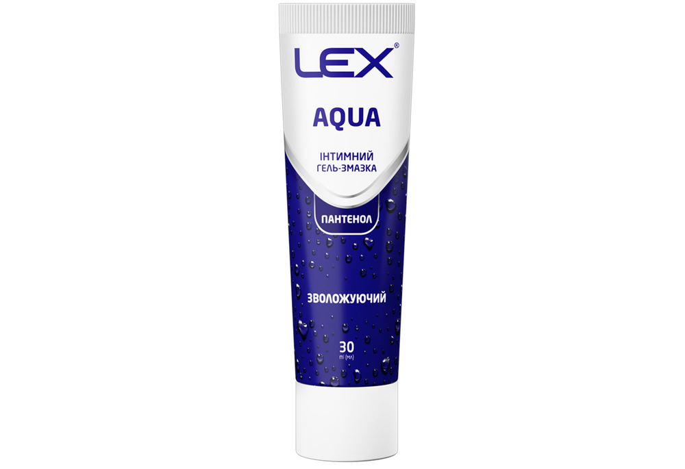 Інтимна гель-змазка зволожуючий LEX Aqua 30 мл (COM05762)