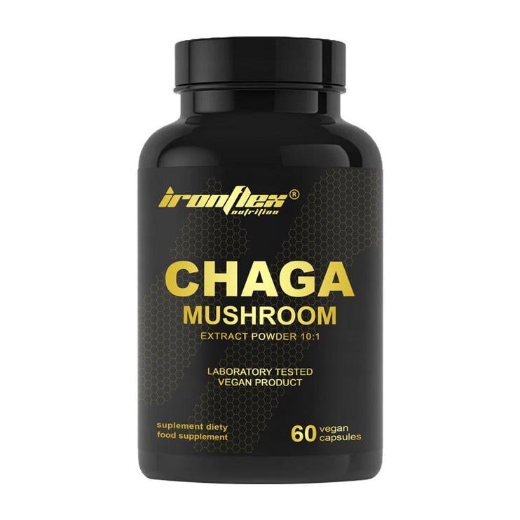 Чага экстракт IronFlex Chaga Mushroom 600 мг 10:1 60 вер. капс.