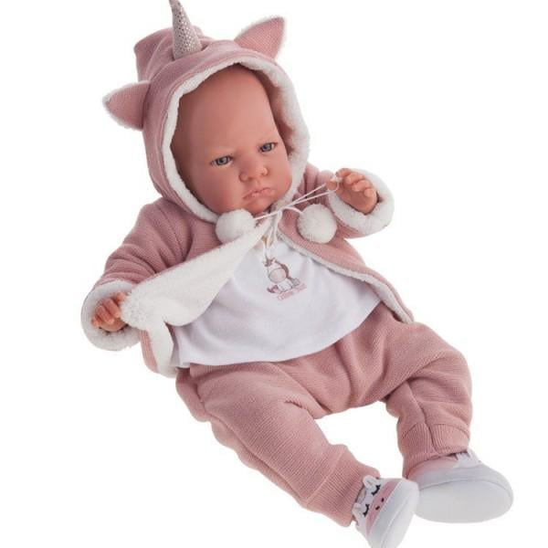 Кукла коллекционная испанская Antonio Juan Реборн девочка Синди силиконовая виниловая 52 см