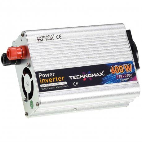 Инвертор напряжения Technomax 600W 12 В-220 В