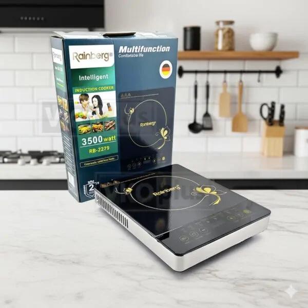 Настільна плита індукційна Rainberg RB-2279 3500 Вт (29520850) - фото 2 Настільна плита індукційна Rainberg RB-2279 3500 Вт (29520850) - фото 2