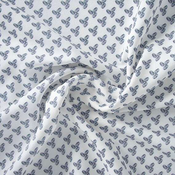 Ткань плательная IDEIA Super Soft Digital Какао 1,5 м Белый (2200004220949)