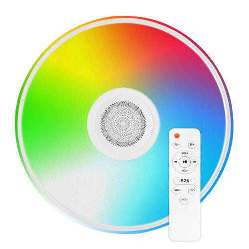 Светильник светодиодный SMART SML-R28-80-M-FRGB 3000-6000K FULL RGB с колонкой 80 Вт Белый (21027)