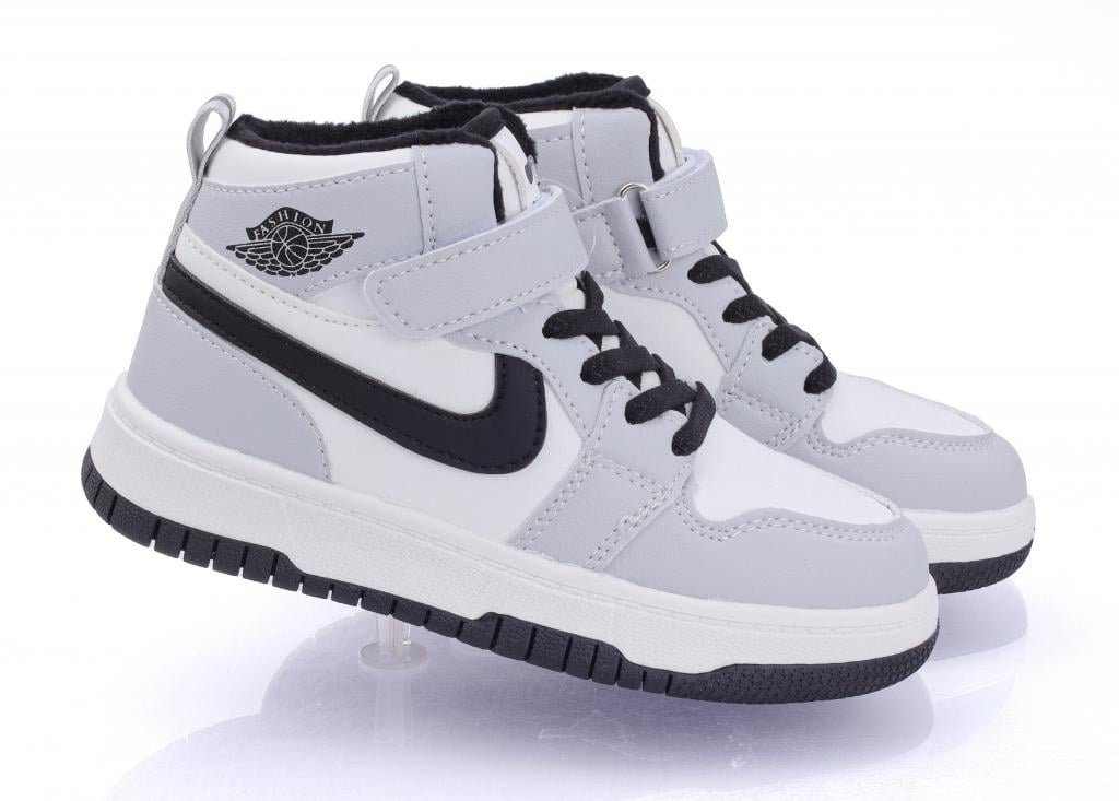 Ботинки осенние для мальчиков 037 р. 30 Серо-белый