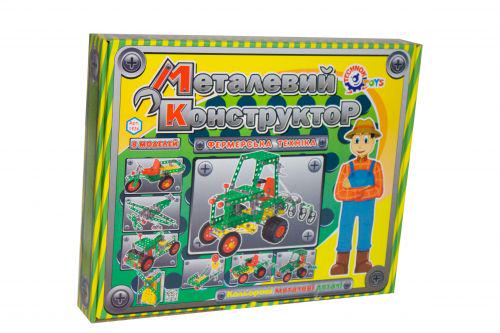 Конструктор металлический Крестьянская техника (17804)