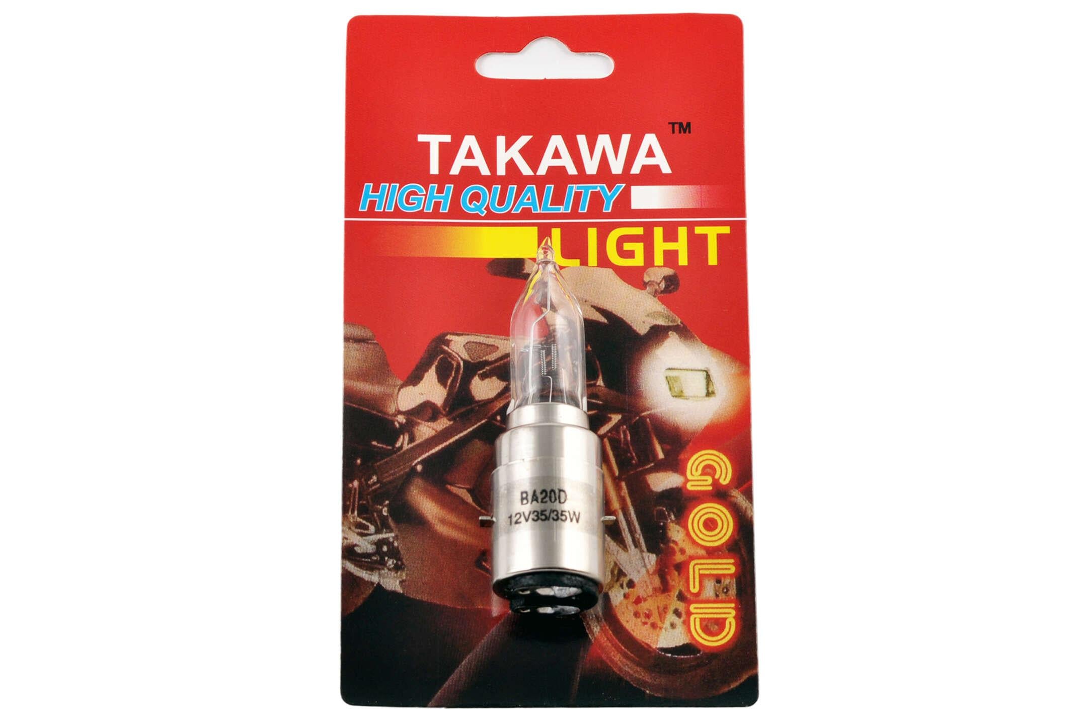 Лампа TAKAWA BA20D 2PIN 12V 35W/35W Белый (B-196)
