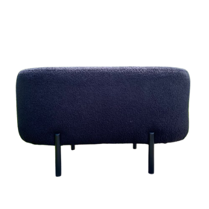 Пуф-банкетка Atlanta м'який/довгі ніжки Чорний (27919280)