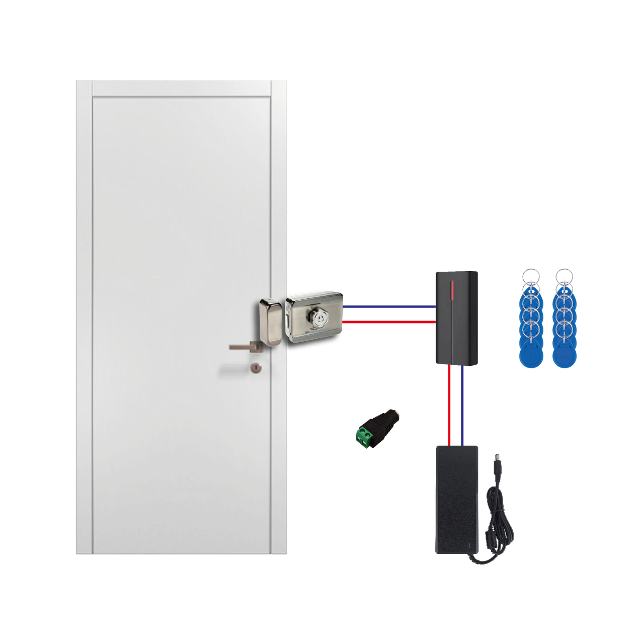 Комплект контроля доступа GreenVision GV-513 с электроригельным замком Комплект контроля доступа GreenVision GV-513 с электроригельным замком