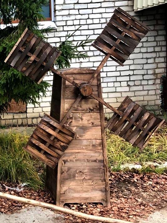 Млин декоративний із дерева Олодіо Капучино (МЕС-000209) - фото 2 Млин декоративний із дерева Олодіо Капучино (МЕС-000209) - фото 2