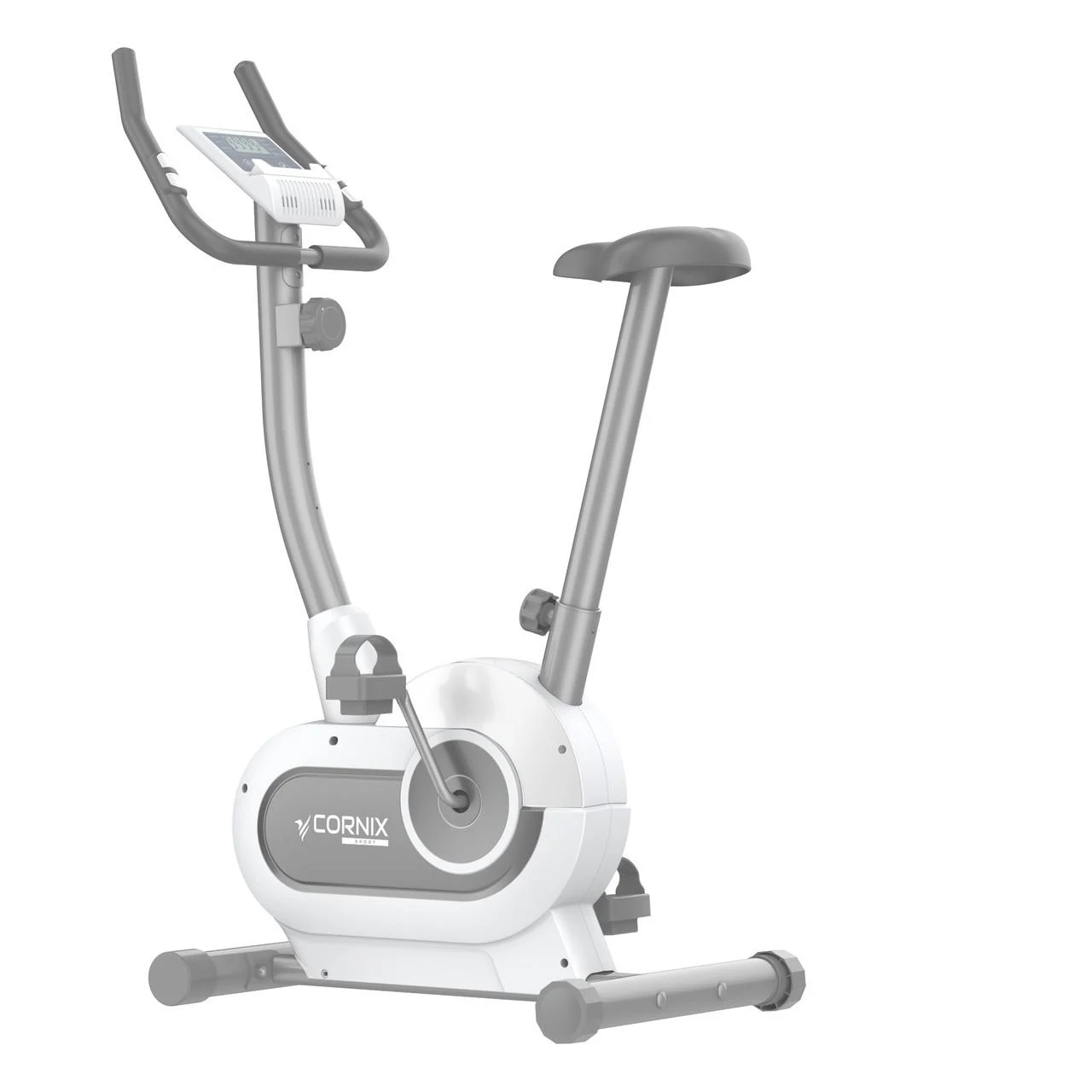 Велотренажер магнітний Cornix Hanna White/Grey (2670098068)