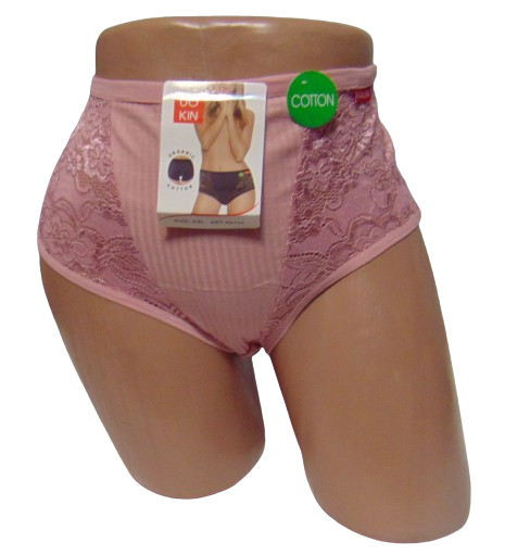 Трусы женские с кружевом Uokin 8726 2XL Пудровый