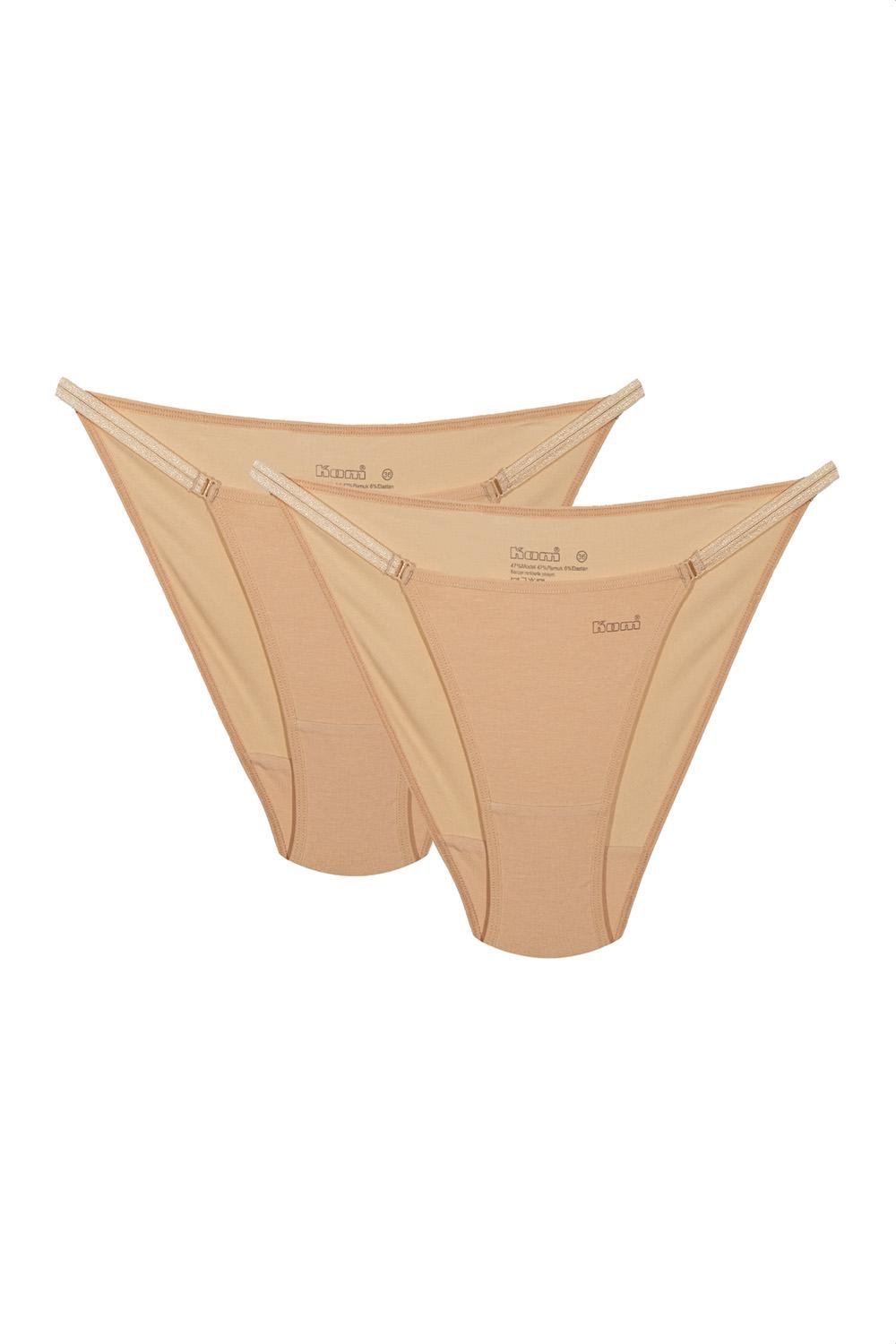 Трусики танга базовые Kom 2 шт. р. 36 Телесный (8680032146901) Трусики танга базовые Kom 2 шт. р. 36 Телесный (8680032146901)