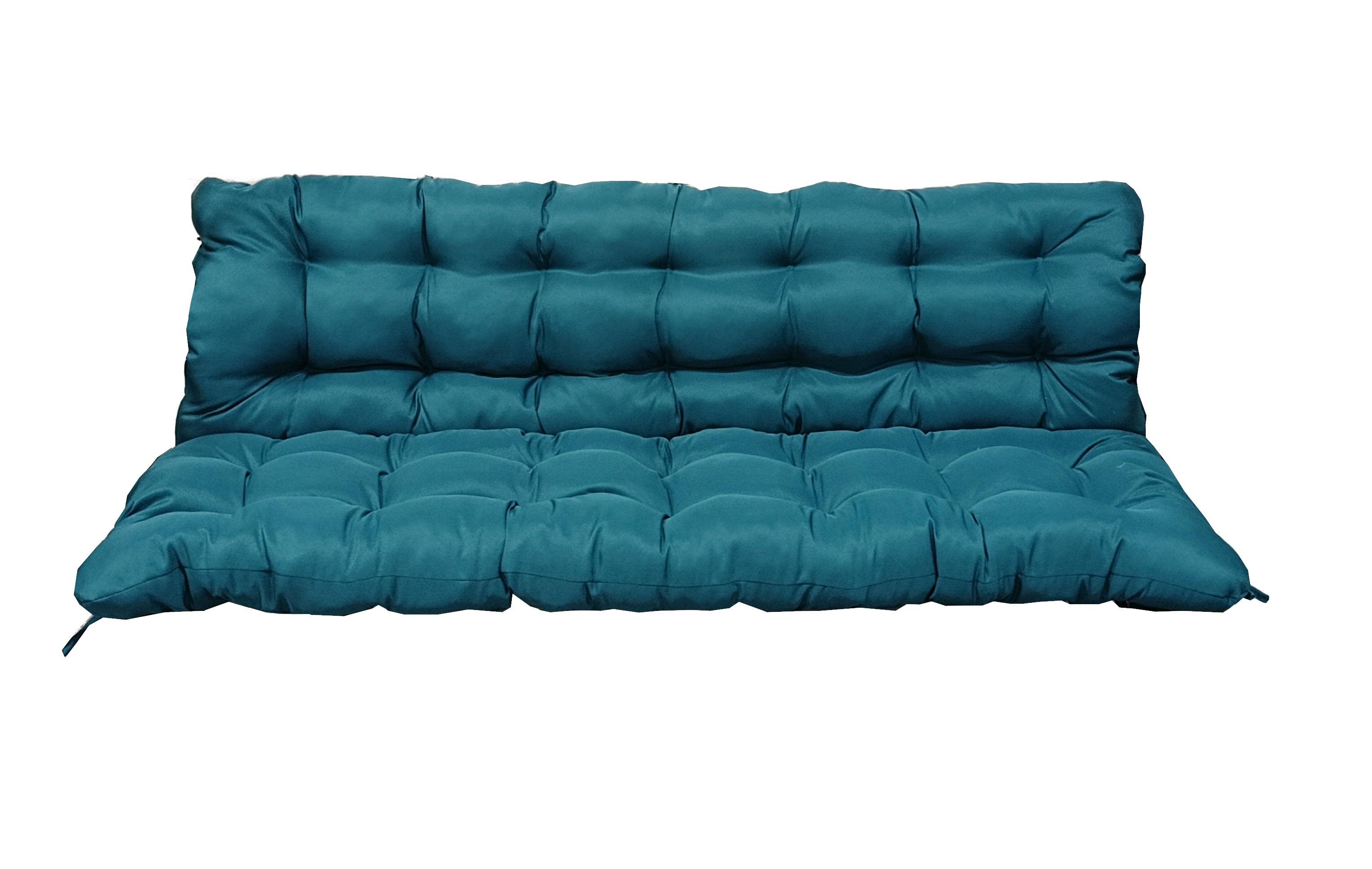 Матрас для качелей eGarden Soft 170x110x12 см Темно-бирюзовый (5930) - фото 1 Матрас для качелей eGarden Soft 170x110x12 см Темно-бирюзовый (5930) - фото 1