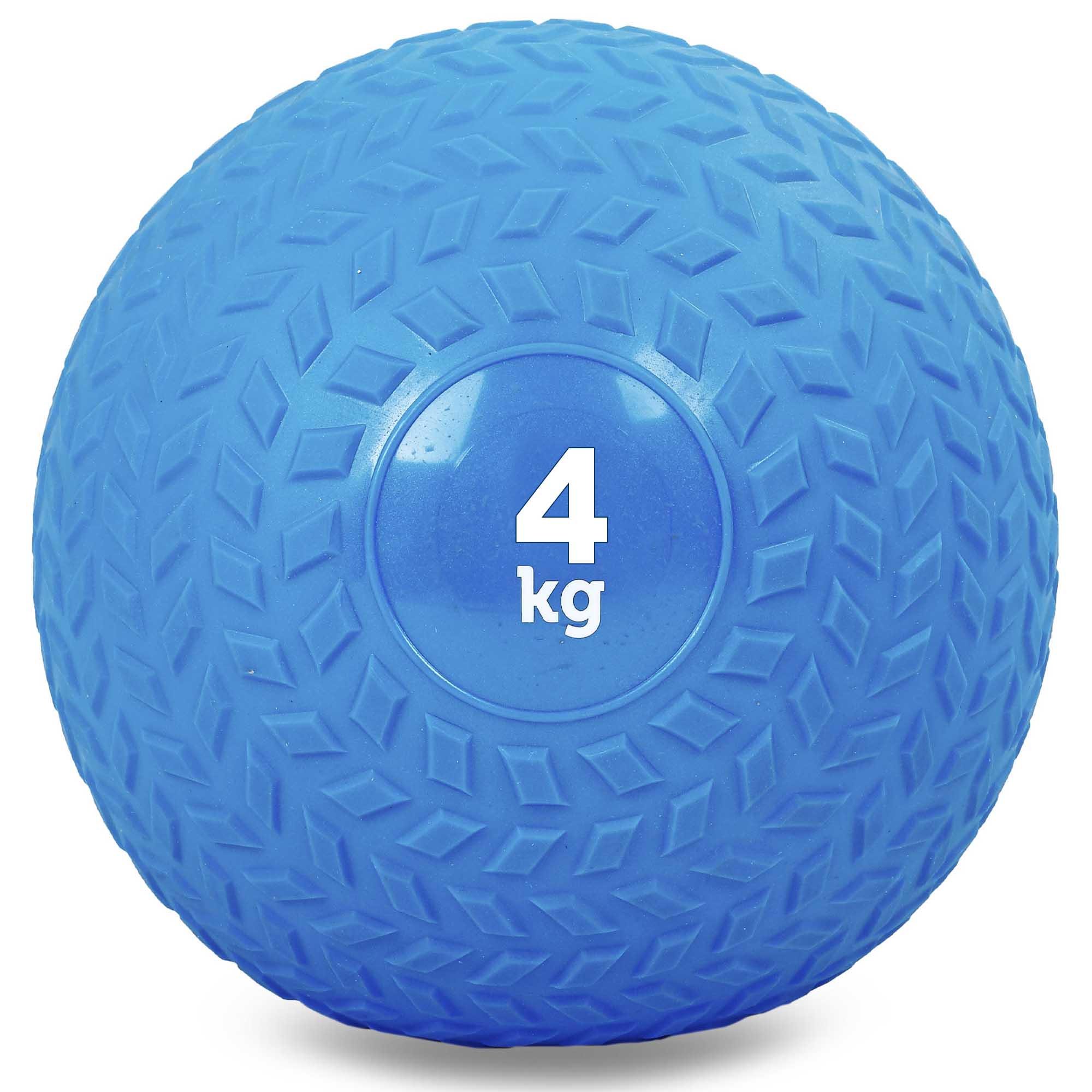 М'яч медичний слембол для кросфіту Zelart Record SLAM BALL FI-5729-4 4 кг Синій (DR003523)