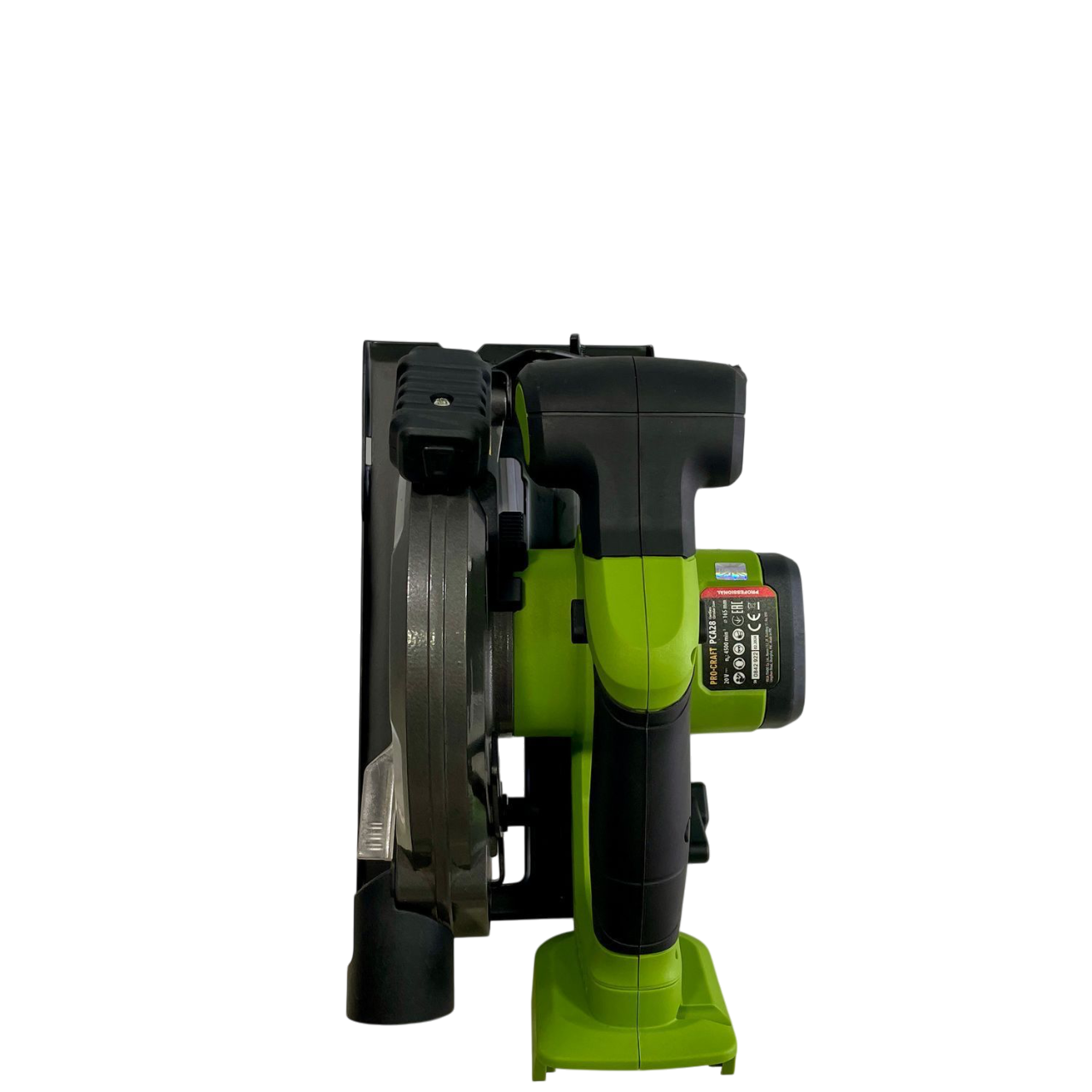 Дискова пила циркулярна акумуляторна ProCraft PCA-28 20В без АКБ та зарядного 165 мм (030028) - фото 3