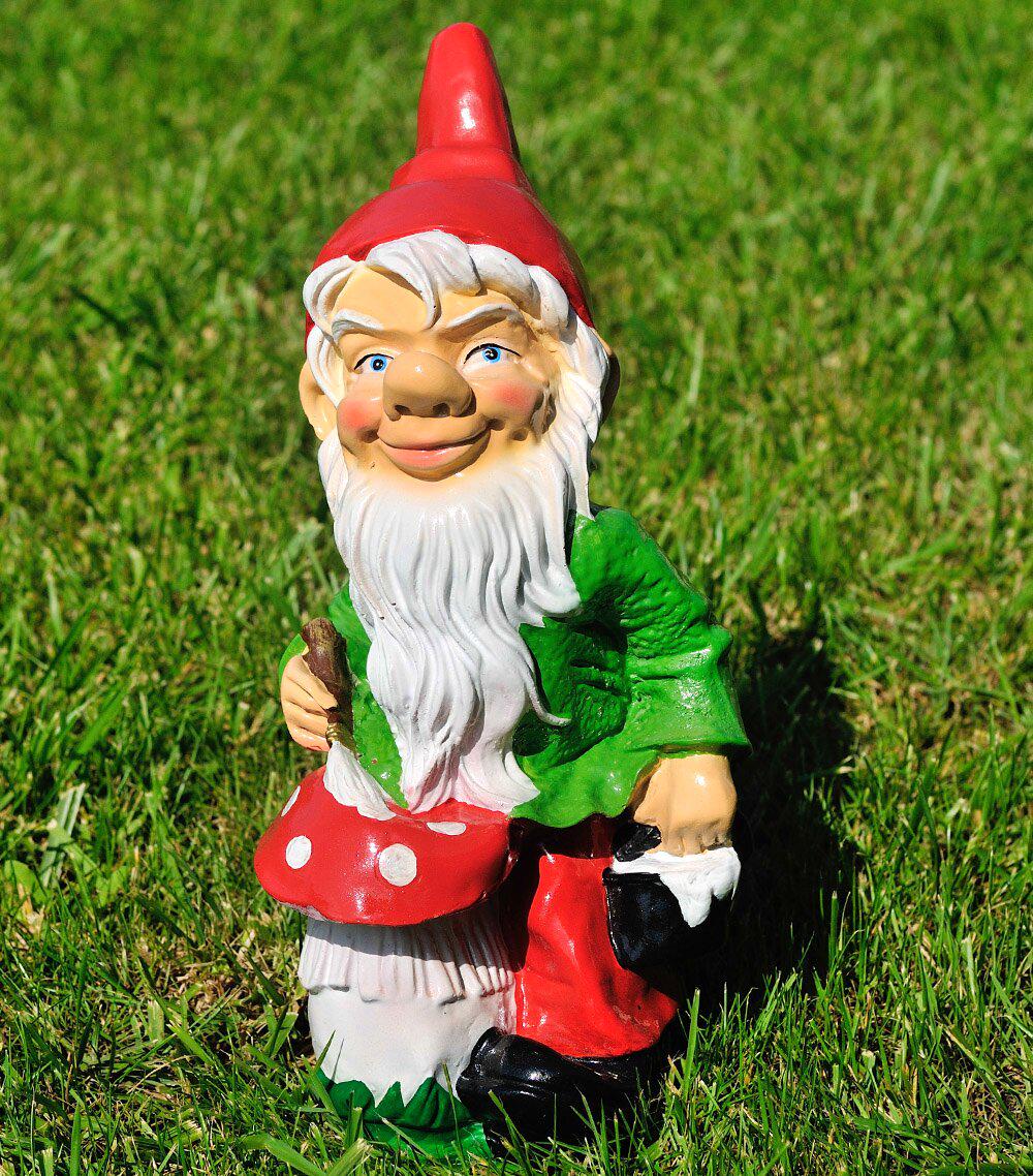 Садовая фигура Гном художник малый