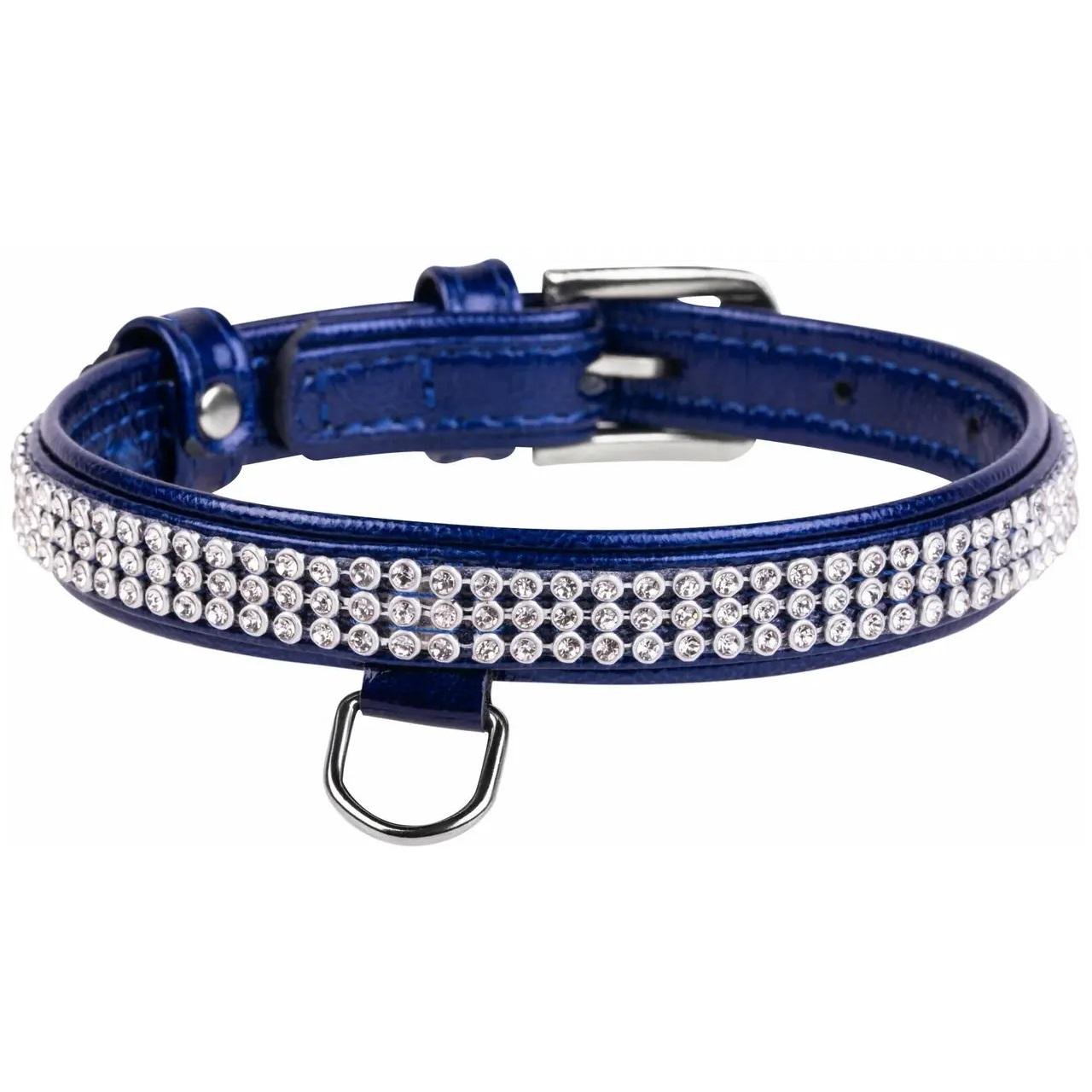 Ошейник для собак CoLLaR Brilliance Полотно 27-36 см 15 мм Синий (302512)