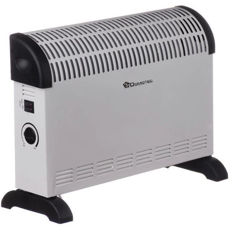 Конвектор Domotec MS-5904 термостат/защита от перегрева 52x34x10 см 750/1250/2000 Вт до 23 м2 White (30375293)