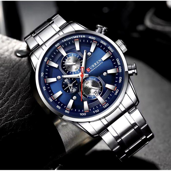 Часы наручные мужские Curren Pacific Silver (1951) - фото 5 Часы наручные мужские Curren Pacific Silver (1951) - фото 5