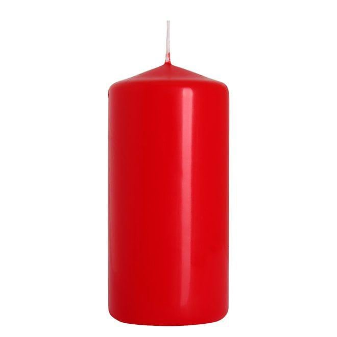 Свеча цилиндр Flora Bispol 5х10 см Красный (27178)