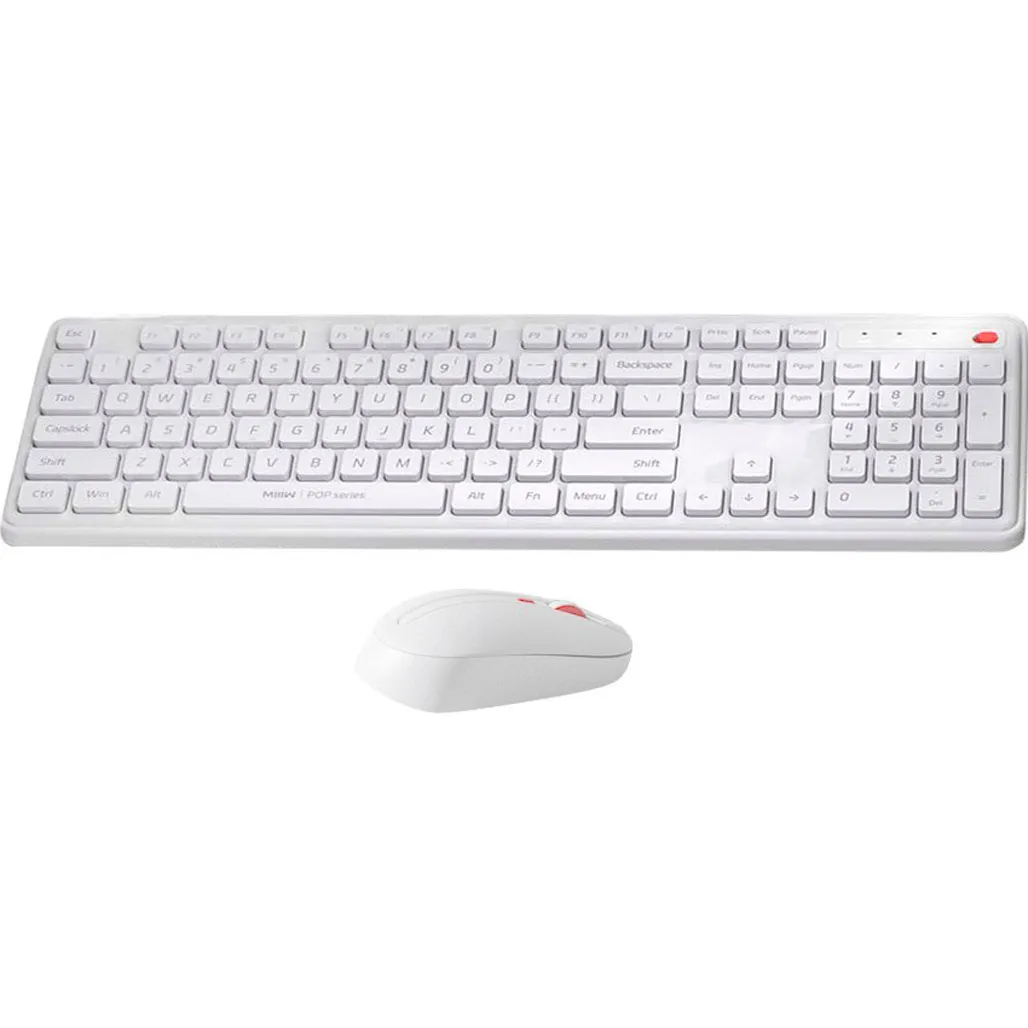 Комплект клавиатура и мышь MiiiW Keyboard and Mouse Kit III PB03 MW24PB03 White