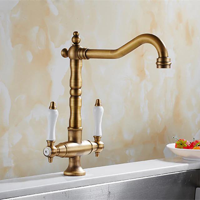 Смеситель кухонный Lamber 178 Бронзовый