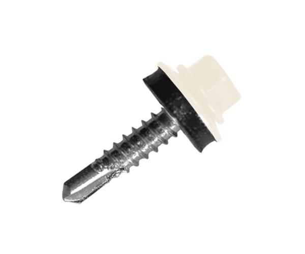 Саморез кровельный по металлу с шайбой EPDM MAXPRO 5,5х25 мм 250 шт. RAL-1015 (SDSM-55251015) - фото 1 Саморез кровельный по металлу с шайбой EPDM MAXPRO 5,5х25 мм 250 шт. RAL-1015 (SDSM-55251015) - фото 1