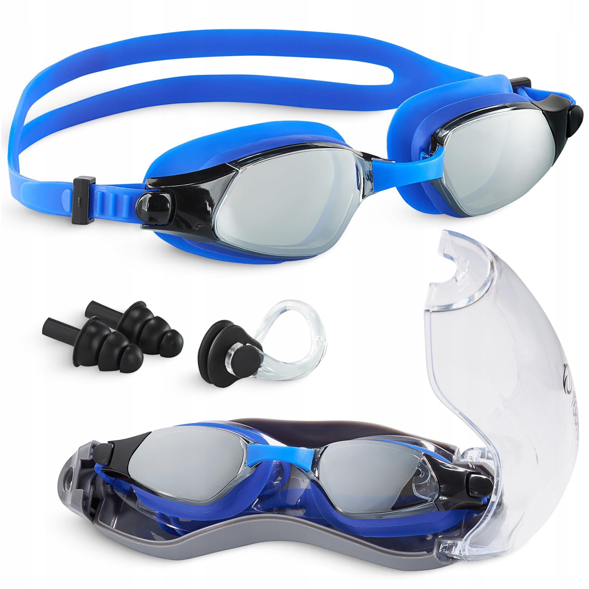 Очки для плавания TSUNAMI Anti-Fog 3в1 чехол беруши и зажим для носа Blue (P-5905973401784) Очки для плавания TSUNAMI Anti-Fog 3в1 чехол беруши и зажим для носа Blue (P-5905973401784)