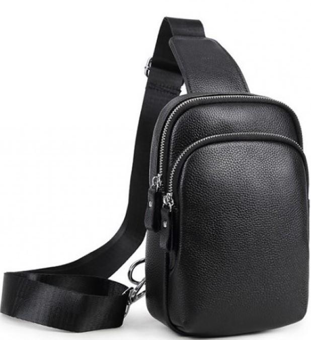 Мужская сумка-слинг Tiding Bag Черный (SA25F-1922A)