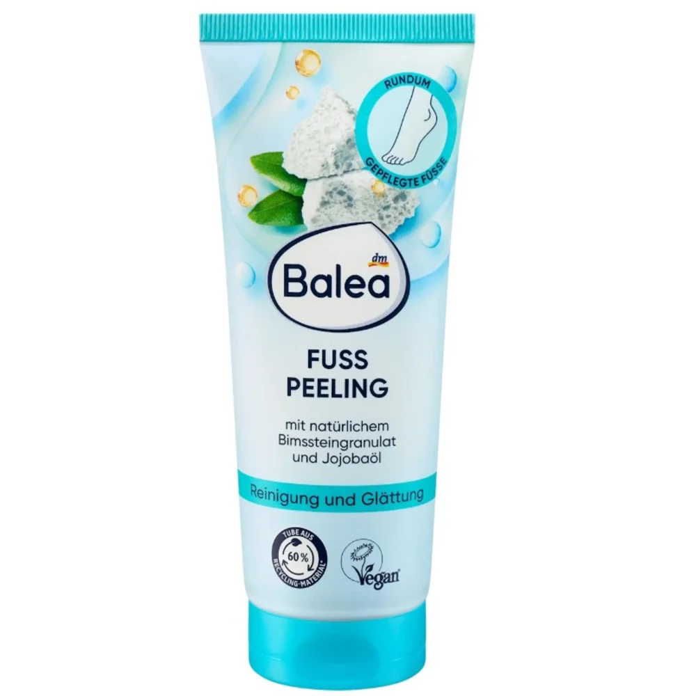 Пилинг для ног Balea Foot Peeling с пемзой и маслом жожоба 100 мл