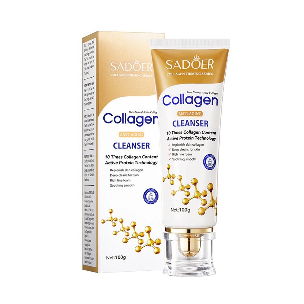 Пенка для лица с коллагеном Sadoer Collagen Anti-Aging Cleanser 100 г