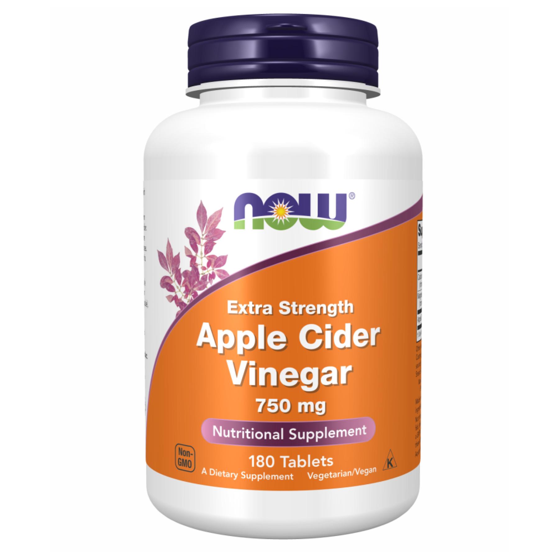 Натуральная добавка Apple Cider Vinegar 750 mg 180 tabs (2022-10-0646)