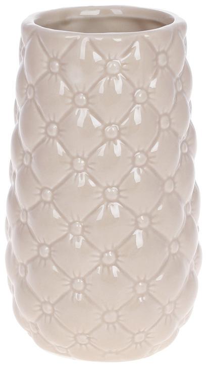 Ваза керамическая Stone Flower 10х10х17 см Бежевый (BD-733-440)