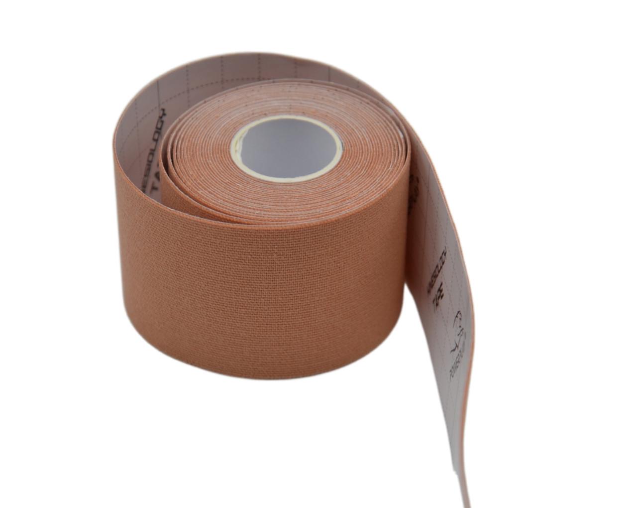 Тейп кинезиологический PowerPlay 4315 5 cм х 5 м Бежевый