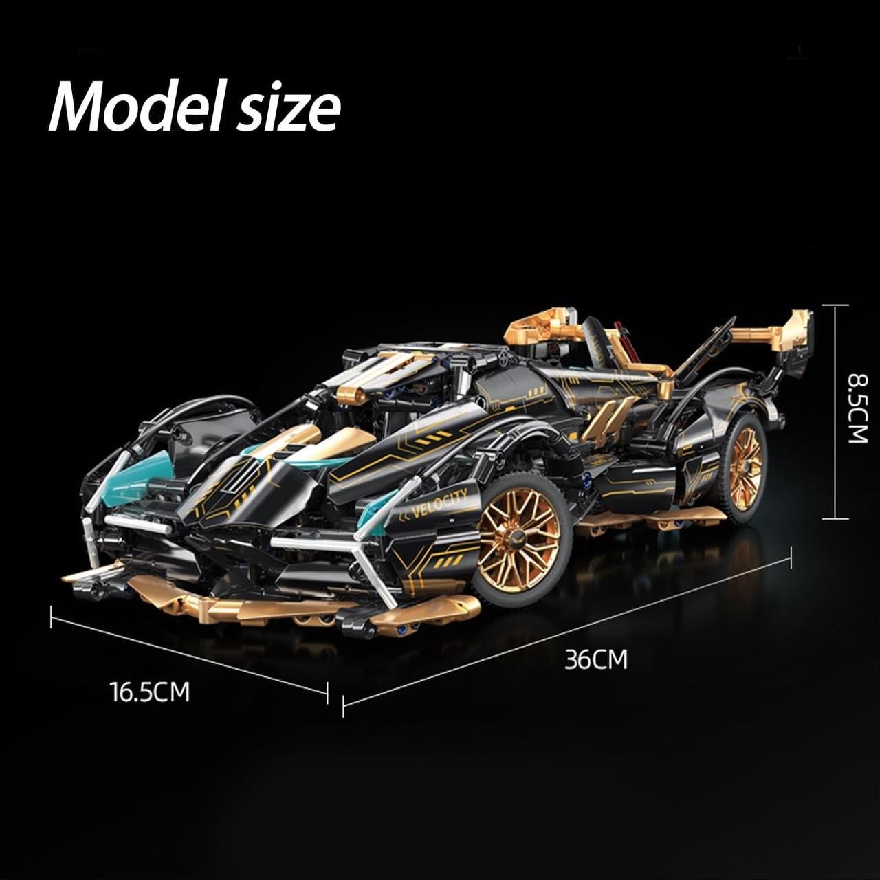 Конструктор автомобиль Lamborghini для ребят на 1314 дет. (V12) - фото 2