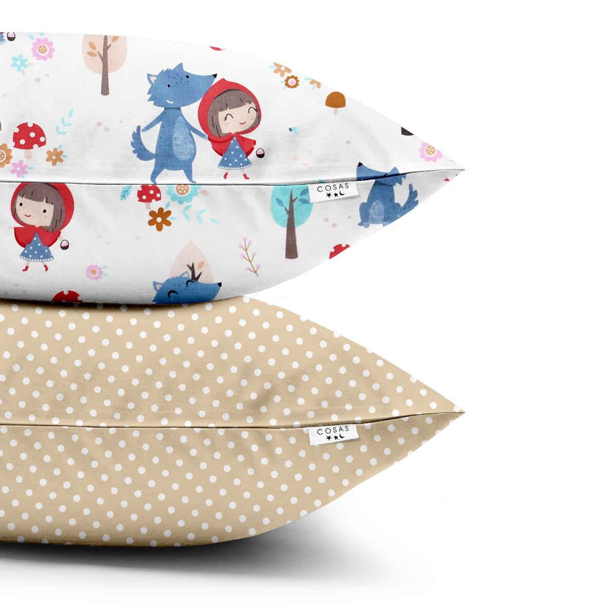 Набор наволочек Cosas Red Riding Hood Dots Beige 40х60 см 2 шт. (4822052043608)
