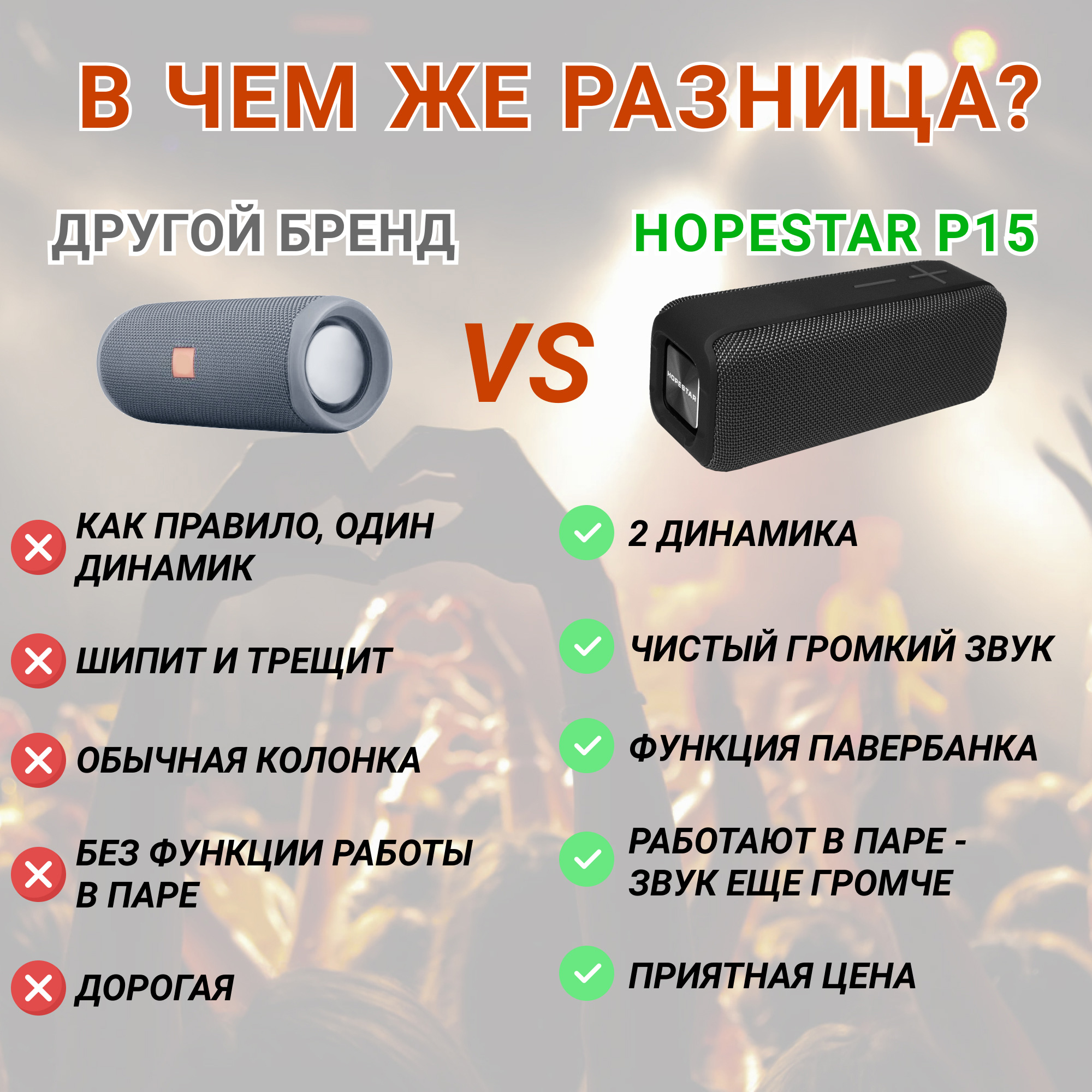 Акустическая система Hopestar P15 Черный - фото 15 Акустическая система Hopestar P15 Черный - фото 15