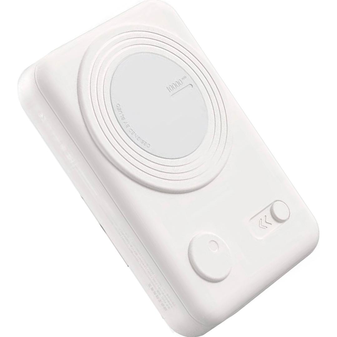 Зовнішній акумулятор Blueo Magnetic Wireless With Stand 20W 10000 mAh White (P010WHTS) - фото 2 Зовнішній акумулятор Blueo Magnetic Wireless With Stand 20W 10000 mAh White (P010WHTS) - фото 2
