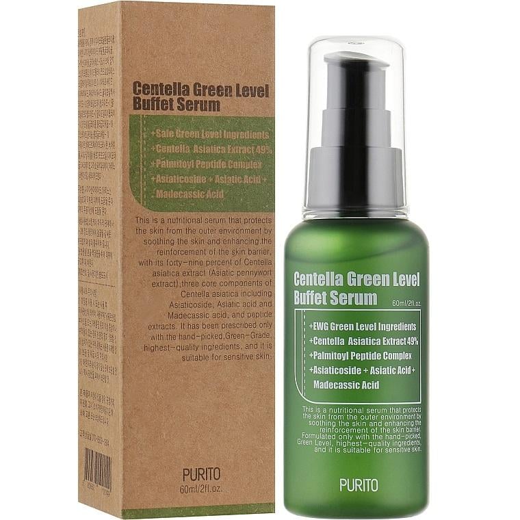 Сироватка для обличчя PURITO Centella Green Level Buffet Serum з екстрактом центели 60 мл (650_1512) - фото 1