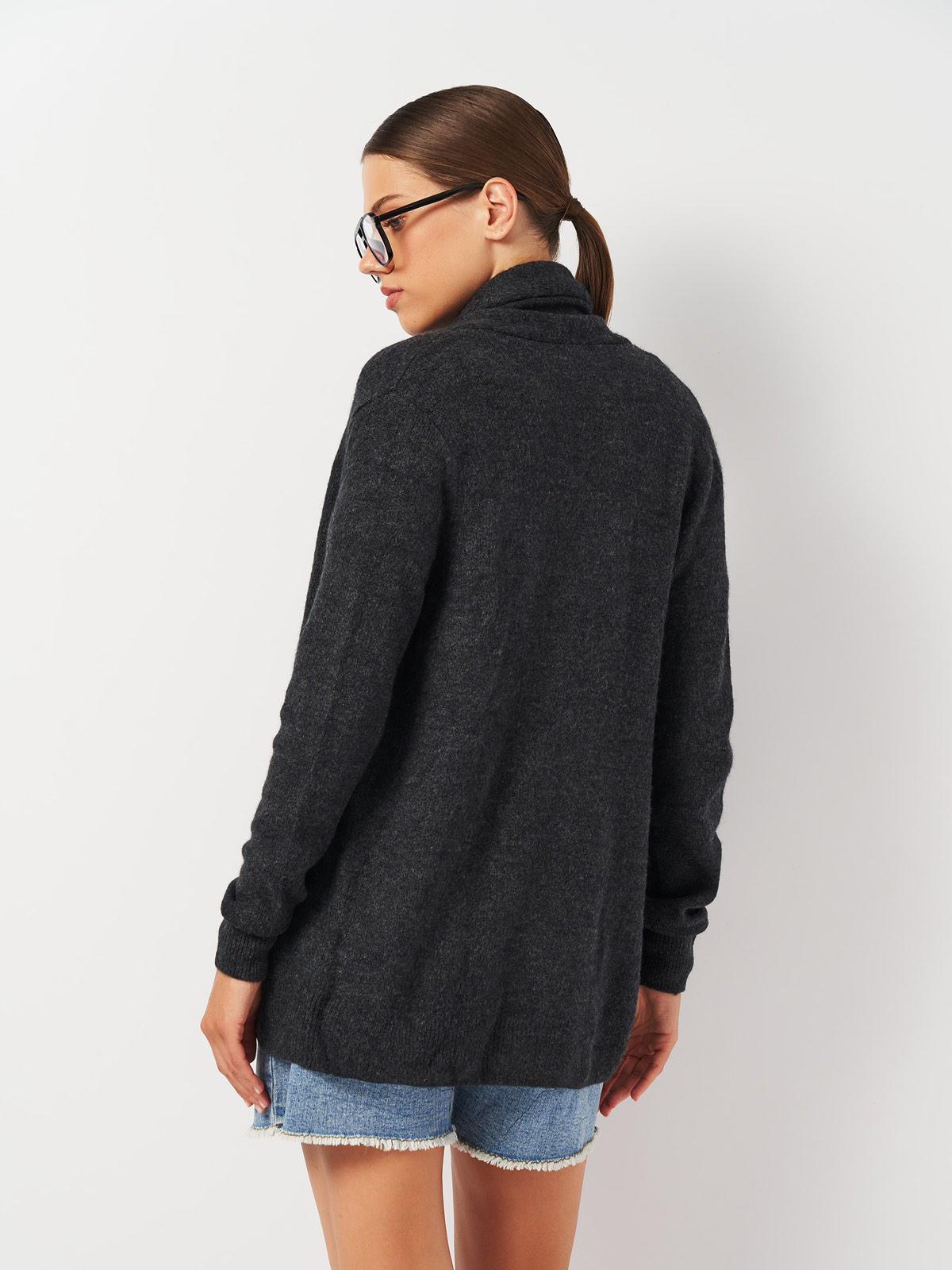 Кардиган S Темно-сірий (2080948ral) - фото 2 Кардиган S Темно-сірий (2080948ral) - фото 2