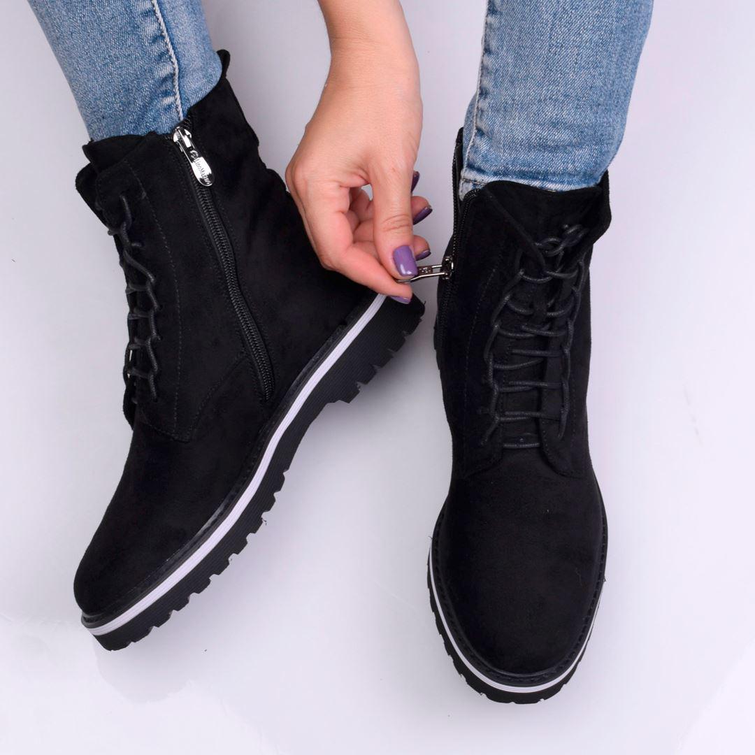 Ботинки женские на шнуровке 333669 р. 40 25,5 см