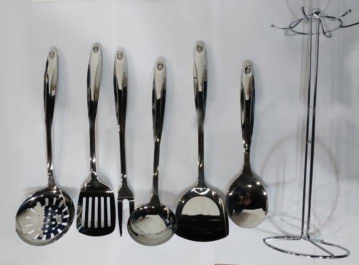 Набор пр. кухонных 7 в 1 с подставкой 6 шт. пр. Benson (BN 452)