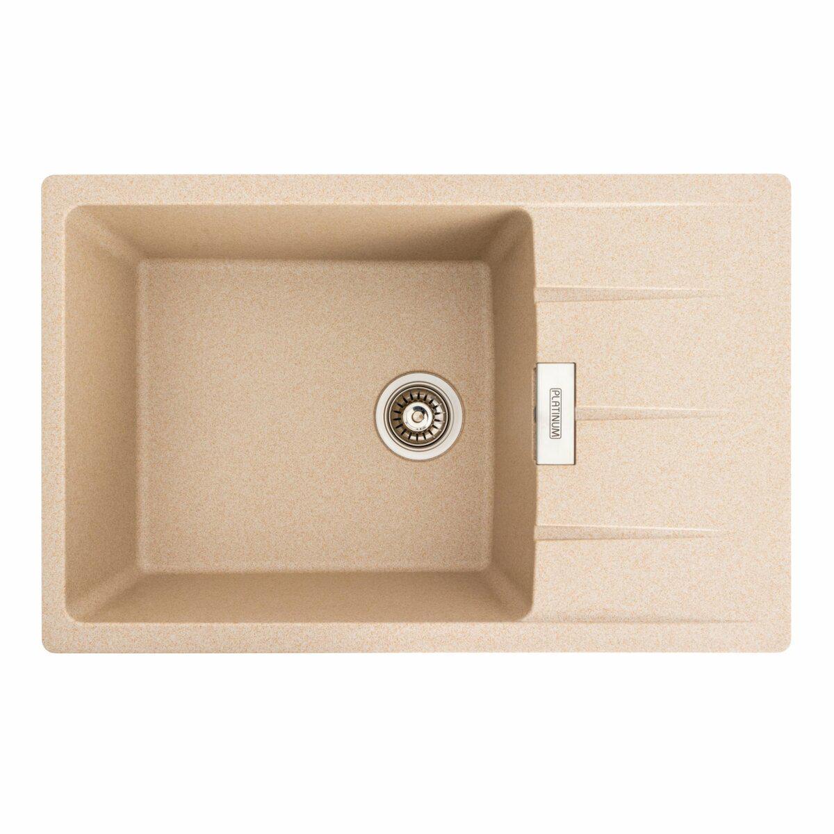 Мойка для кухни гранитная Platinum 7850 ROMA Сафари (PLTM-SP000038104) Мойка для кухни гранитная Platinum 7850 ROMA Сафари (PLTM-SP000038104)